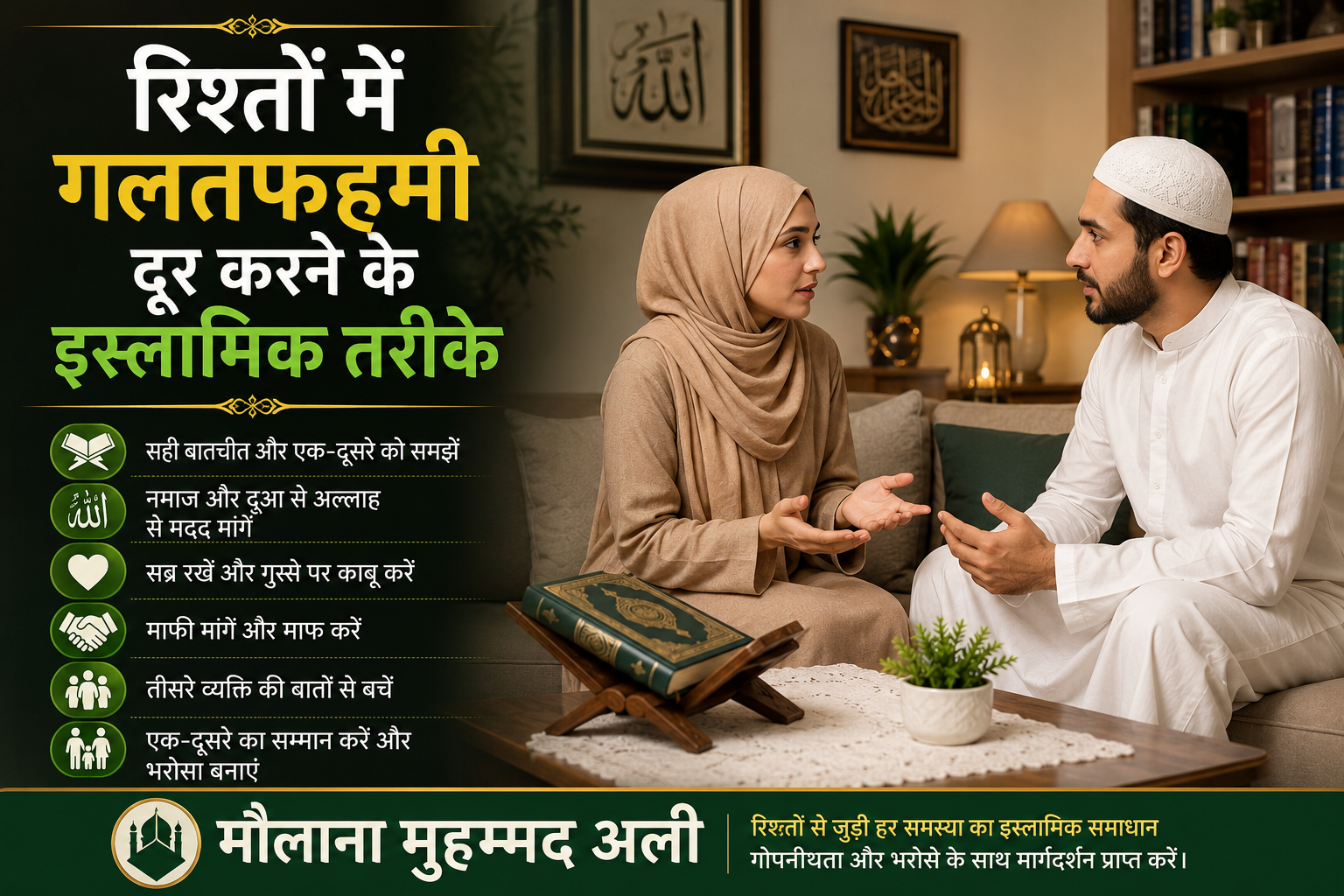 Rishton Mein Galatfahmi Door Karne Ke Islamic Tarike